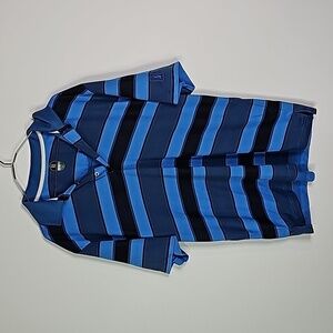 Pga Golf pro series large black and blue short sleeve polo shirt